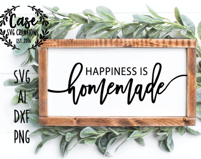 Free Free 126 Happiness Is Homemade Svg SVG PNG EPS DXF File