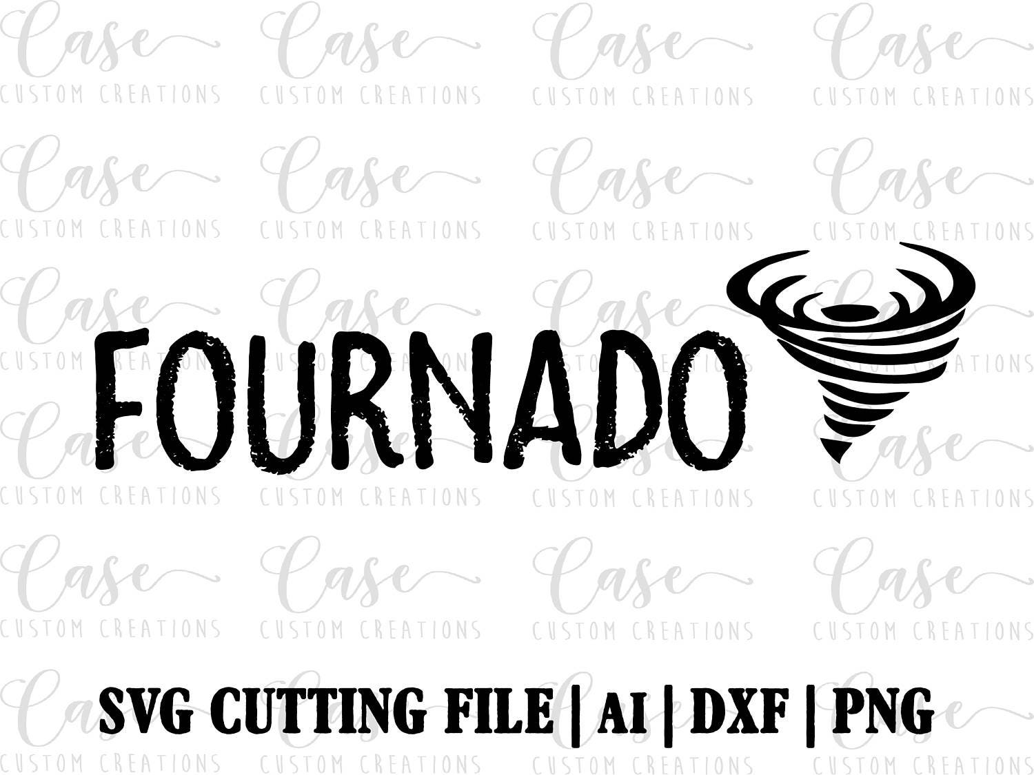 Download Fournado - Four Years Old Birthday Shirt SVG Cutting File ...