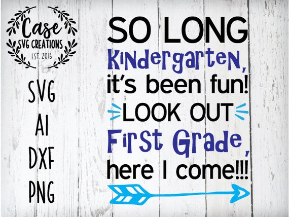 Free Free 118 So Long Kindergarten Svg SVG PNG EPS DXF File
