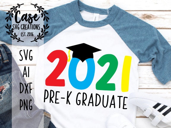 Download 2021 PRE-K Graduate SVG Cutting File, Ai, Dxf and Printable PNG files | Cricut Cameo Silhouette ...