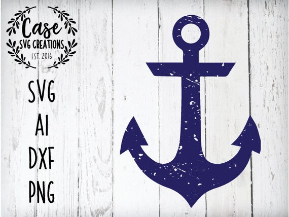 Download Distressed Anchor SVG Cutting File Ai Dxf and Printable ...