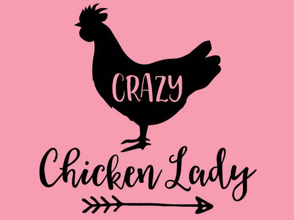 Download Crazy Chicken Lady SVG Cutting File, Ai, Printable Png and ...