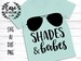 Shades and Babes SVG Cutting File, Ai, DXF and Printable PNG Files | Cricut, Cameo & Silhouette | Beach | Summer | Vacay | Beach Boy | Sun 