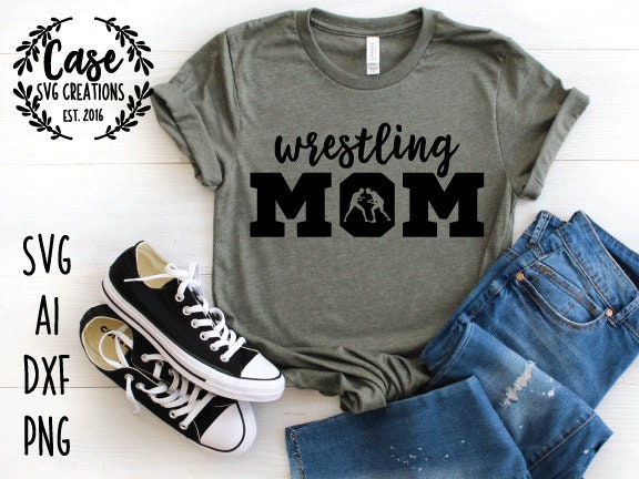 Download Wrestling Mom Svg Cutting File Ai Dxf And Printable Png Files Cricut And Silhouette Mom Life Mama Wrestle Wrestlers Sports