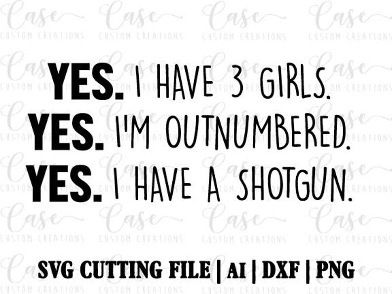 Download Girl Dad SVG Cutting File AI Dxf and PNG Instant Download ...