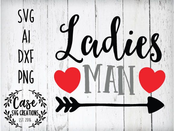 Ladies Man SVG Cutting File Ai Dxf Silhouette and Cricut | Etsy