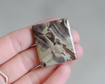 Mushroom Jasper Rectangle Cabochon / CAB099-2