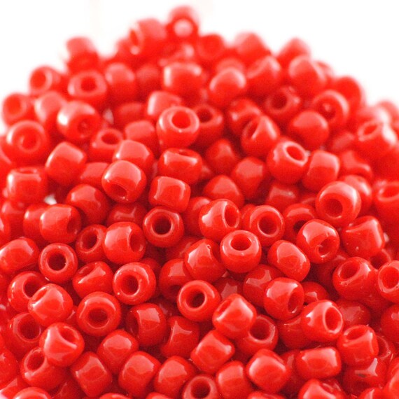6-408, Miyuki 20g Opaque Red 6-408, Miyuki 20g Opaque Red