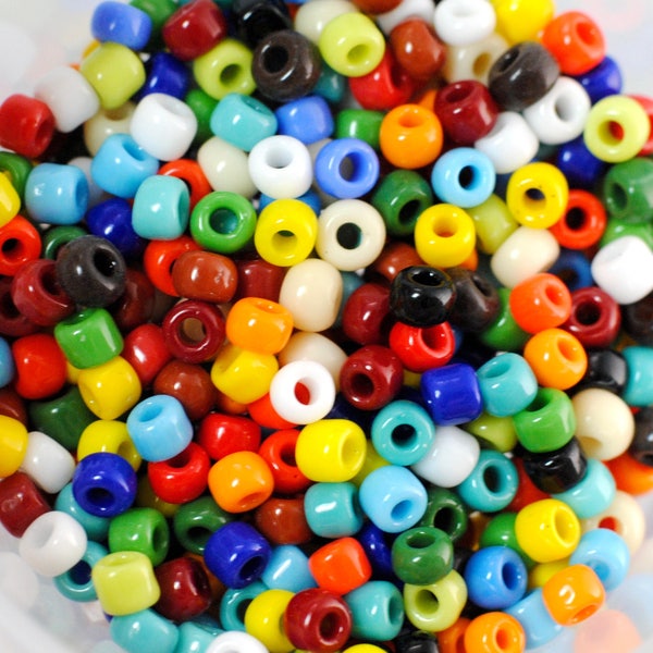 6/0: Opaque Multi Color / High Quality Japanese Seed Beads / 28 Grams