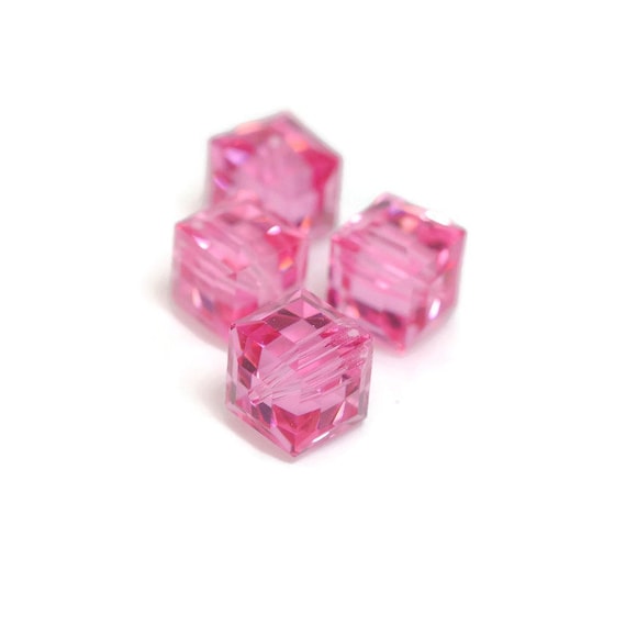 20% OFF Swarovski Crystals Bulk Listing 10 Beads 8mm Cube