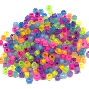 8/0: Matte Neon Mix / High Quality Japanese Seed Beads / 28 Grams /  8FNMX