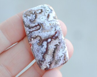 Crazy Lace Agate Large Rectangle Cabochon / CAB093-2