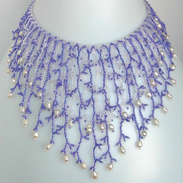 Fabric Fringe Necklace main image 0
