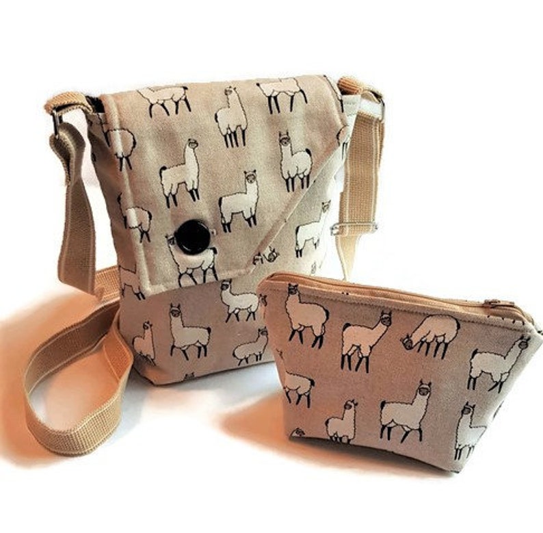 Llama / Alpaca Bag Cross Body Bag Canvas Bag Etsy UK