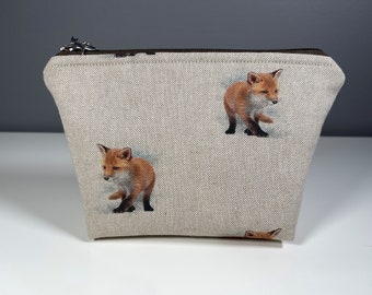 Fox Cub cosmetics bag