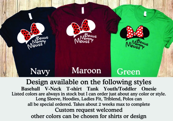 mommy mouse shirt