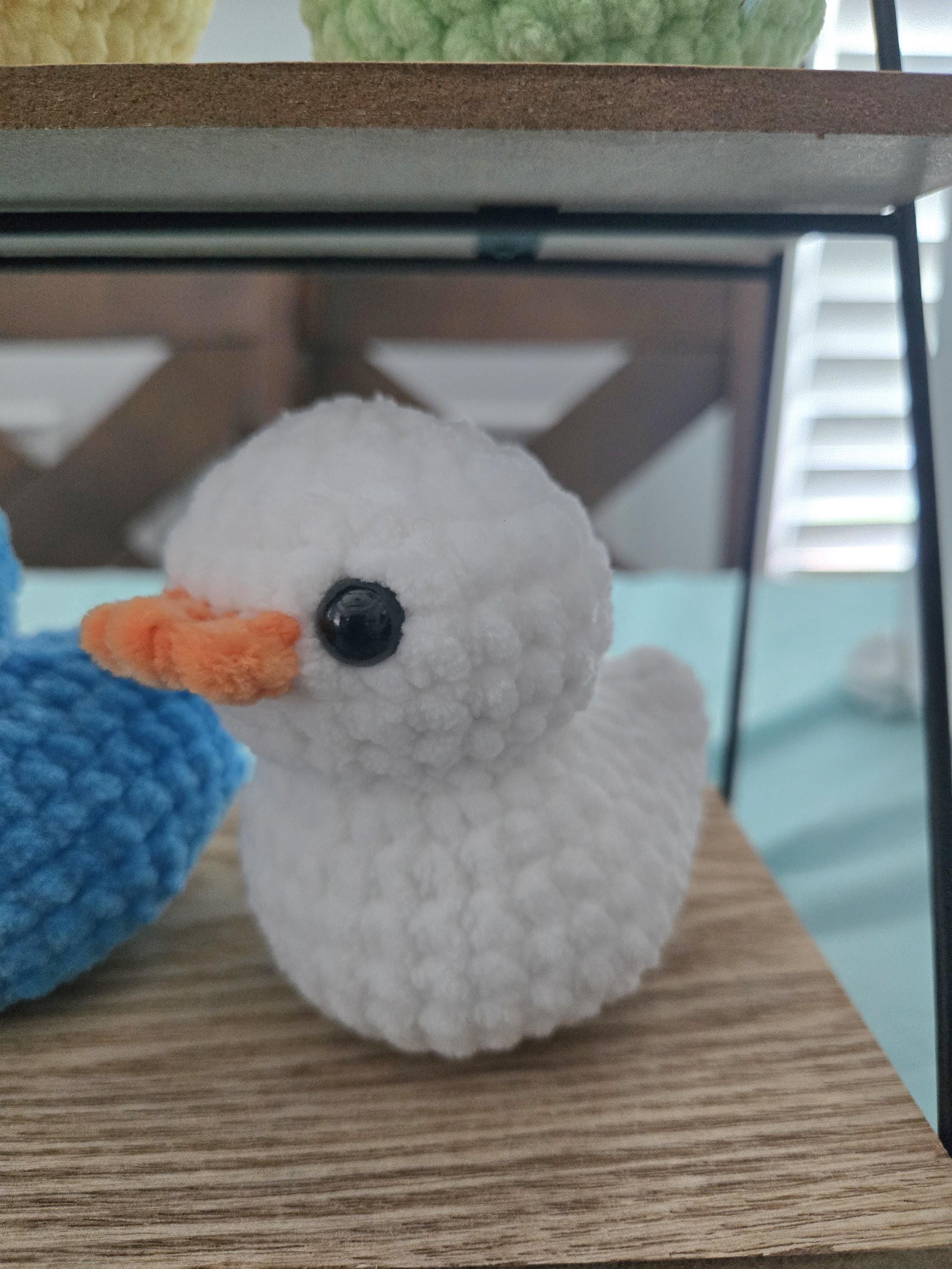 Crochet Rubber Ducky Plush – Soft Chenille Yellow Duck – Amigurumi Bath Toy – Kawaii Duck – Handmade Baby Gift – Nursery Decor – Jeep Duck - Thumbnail 7