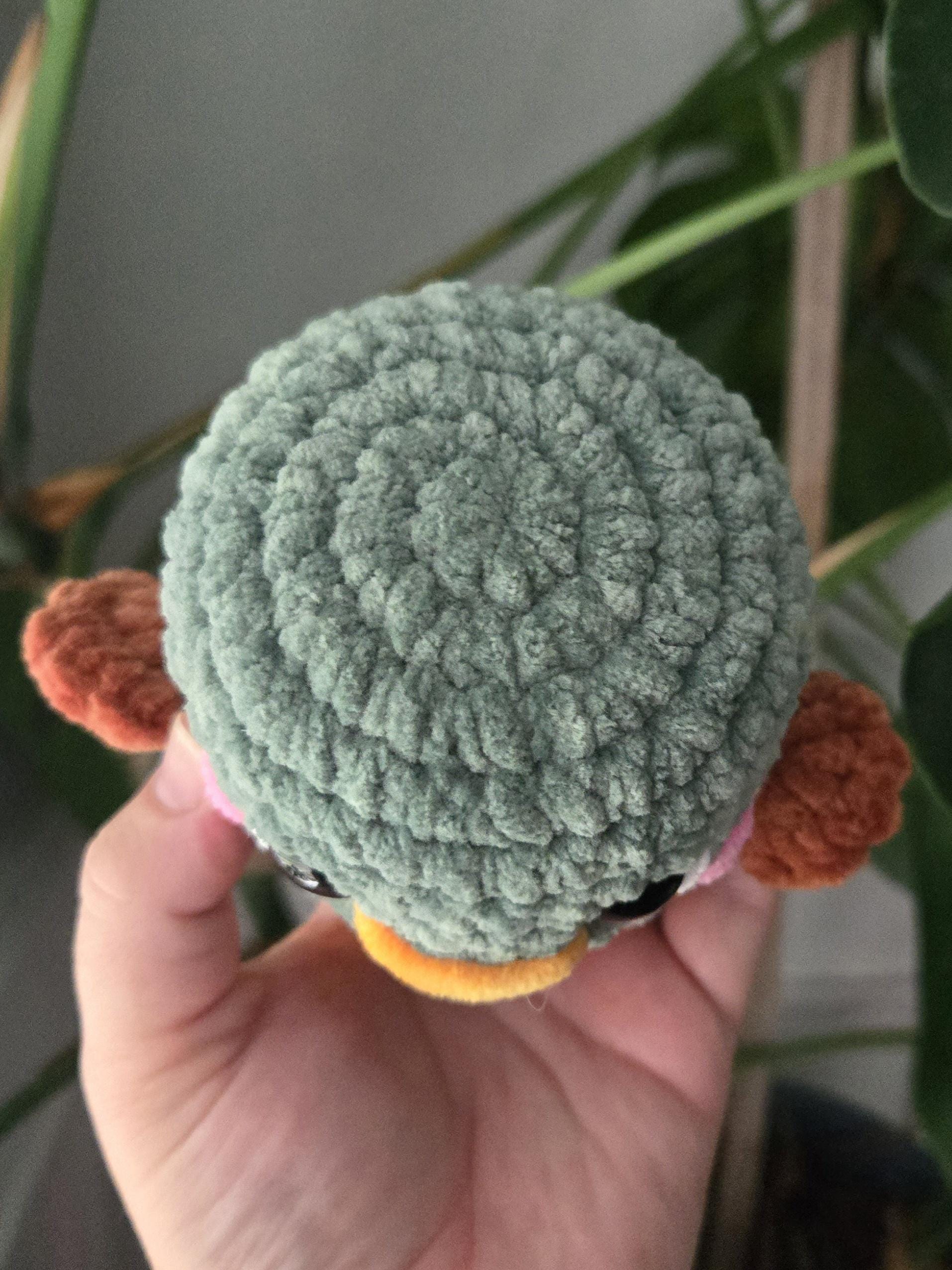 Crochet Mallard Duck Plush – Soft Chenille Amigurumi Duck – Handmade Wildlife Stuffed Animal – Gift for Duck Lovers - Thumbnail 5