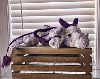 Crochet Dragon - Handmade Amigurumi Fantasy Plushie