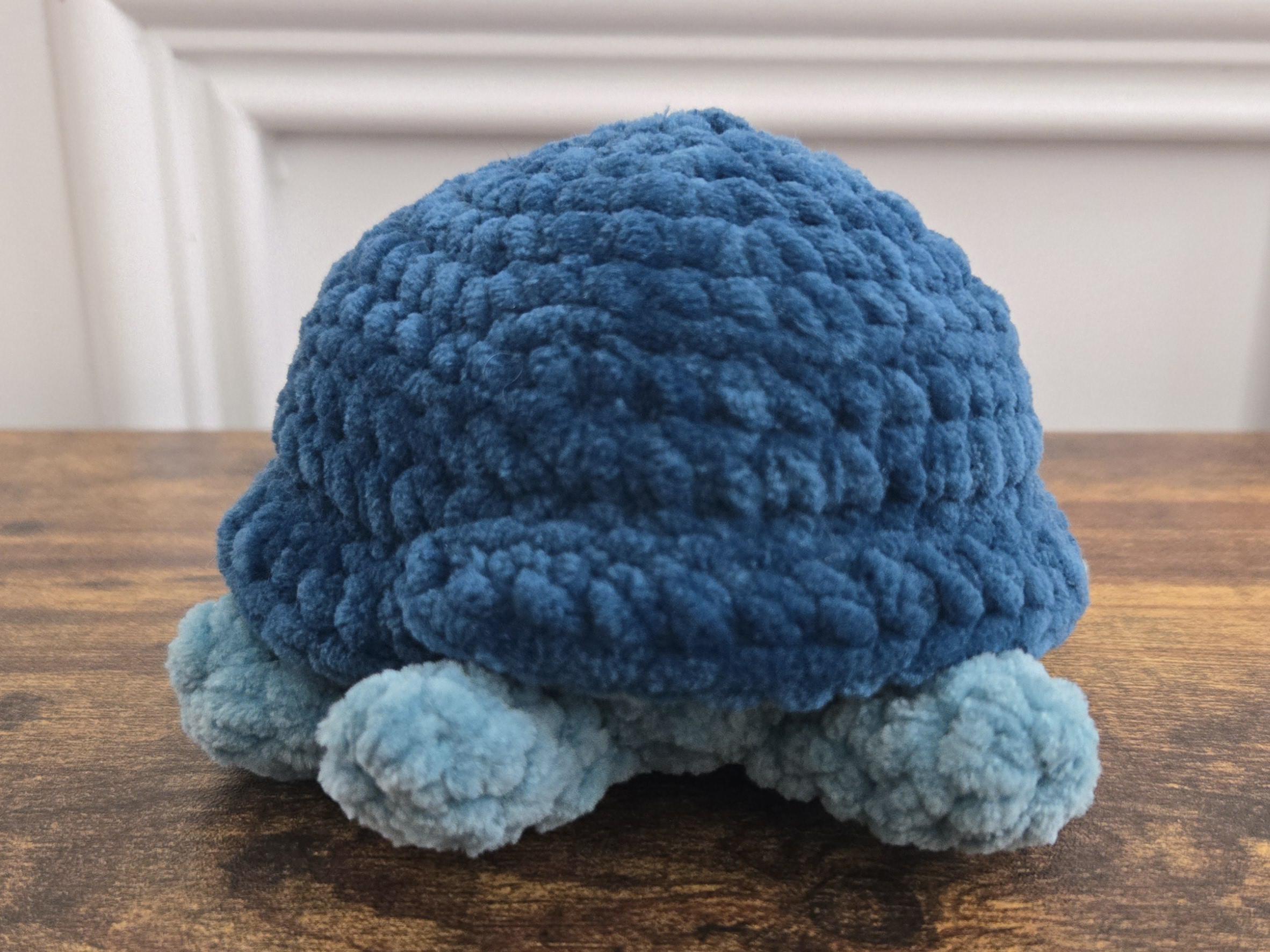 Crochet Turtle Plushie – Handmade Land Turtle – Soft Stuffed Animal – Cute Forest Turtle Toy – Gift for Animal Lovers & Kids - Thumbnail 3