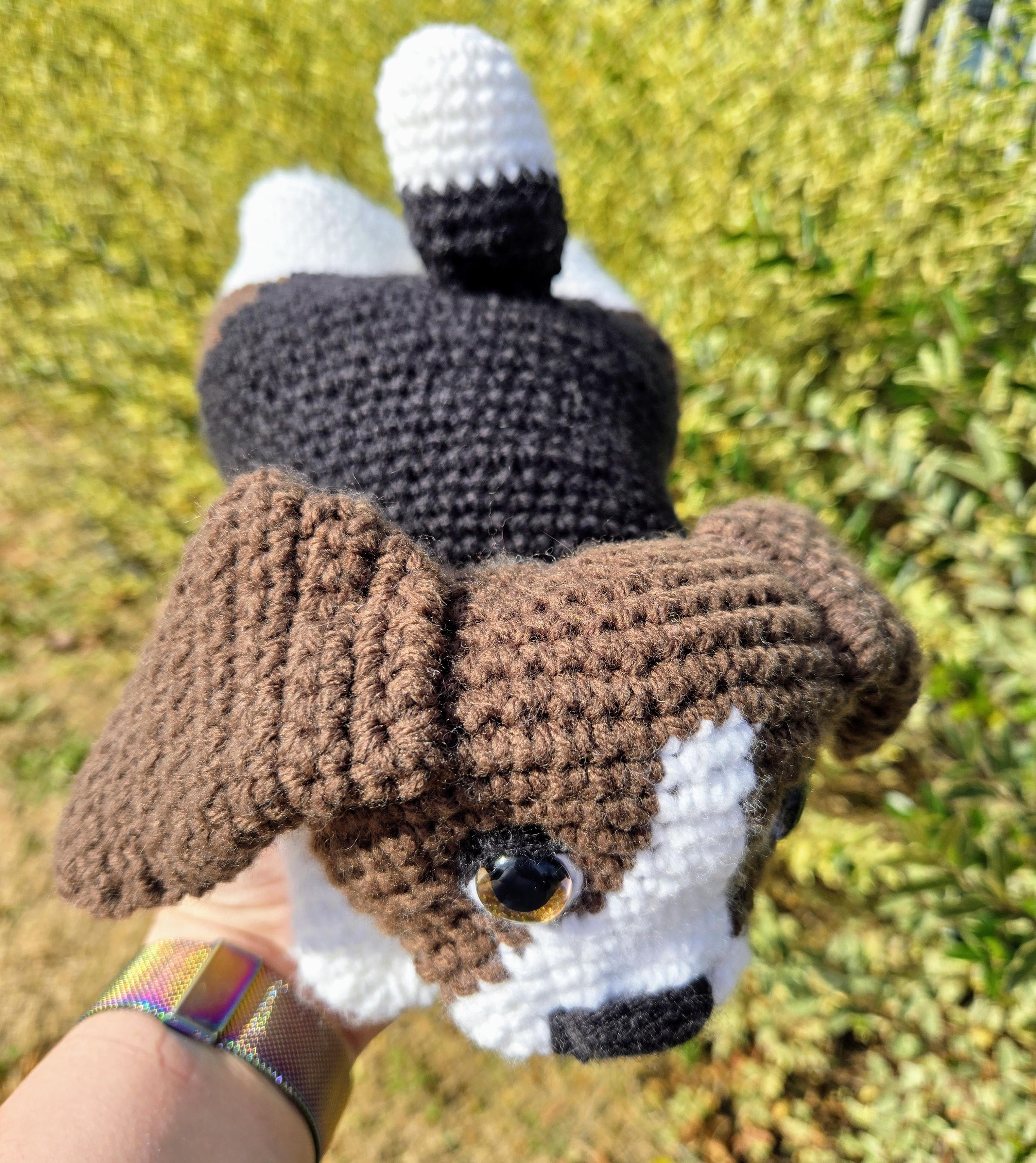 Crochet Dog Plushie – Cute Beagle-Inspired Stuffed Animal, Perfect Gift for Dog Lovers, Amigurumi - Handmade - Thumbnail 6