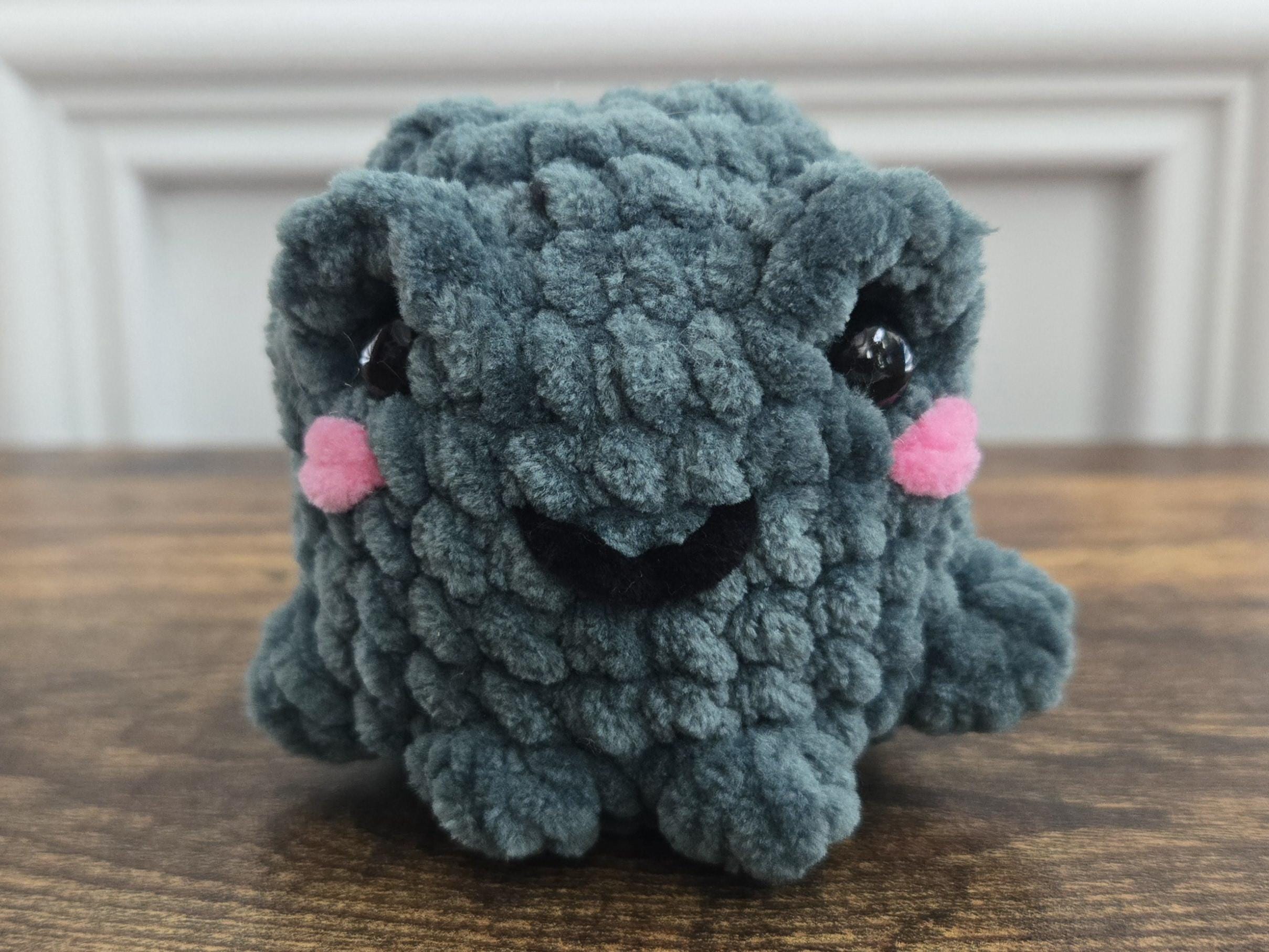 Crochet Frog Squish – Handmade Chunky Frog Plush – Soft Stuffed Animal – Kawaii Frog Toy – Cottagecore Decor – Frog Lover Gift - Image 1