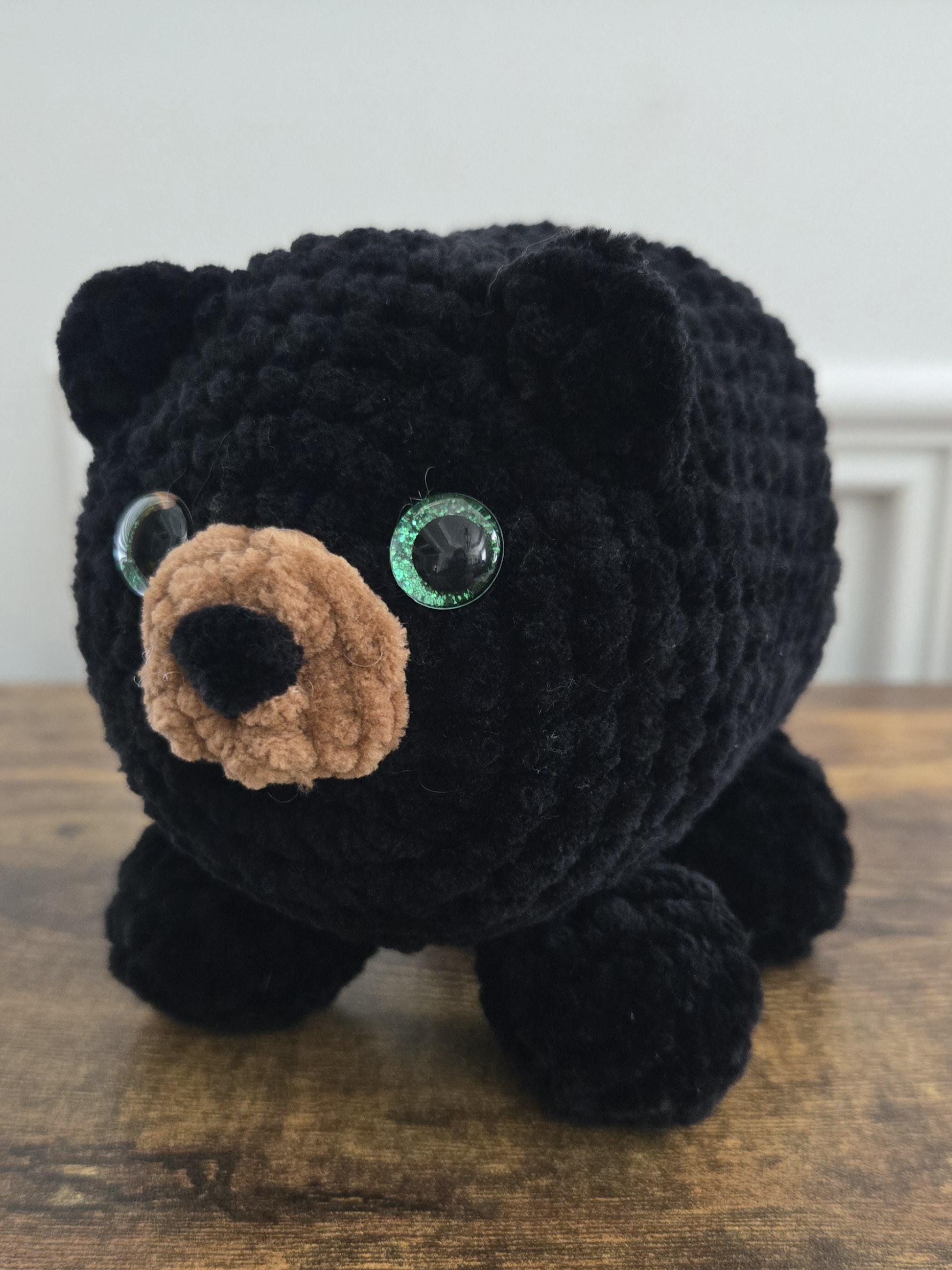 Crochet Bear Loaf Plushie – Handmade Chonky Bear – Soft Stuffed Animal – Cute Forest Bear Toy – Perfect Gift for Bear Lovers & Kids - Thumbnail 2