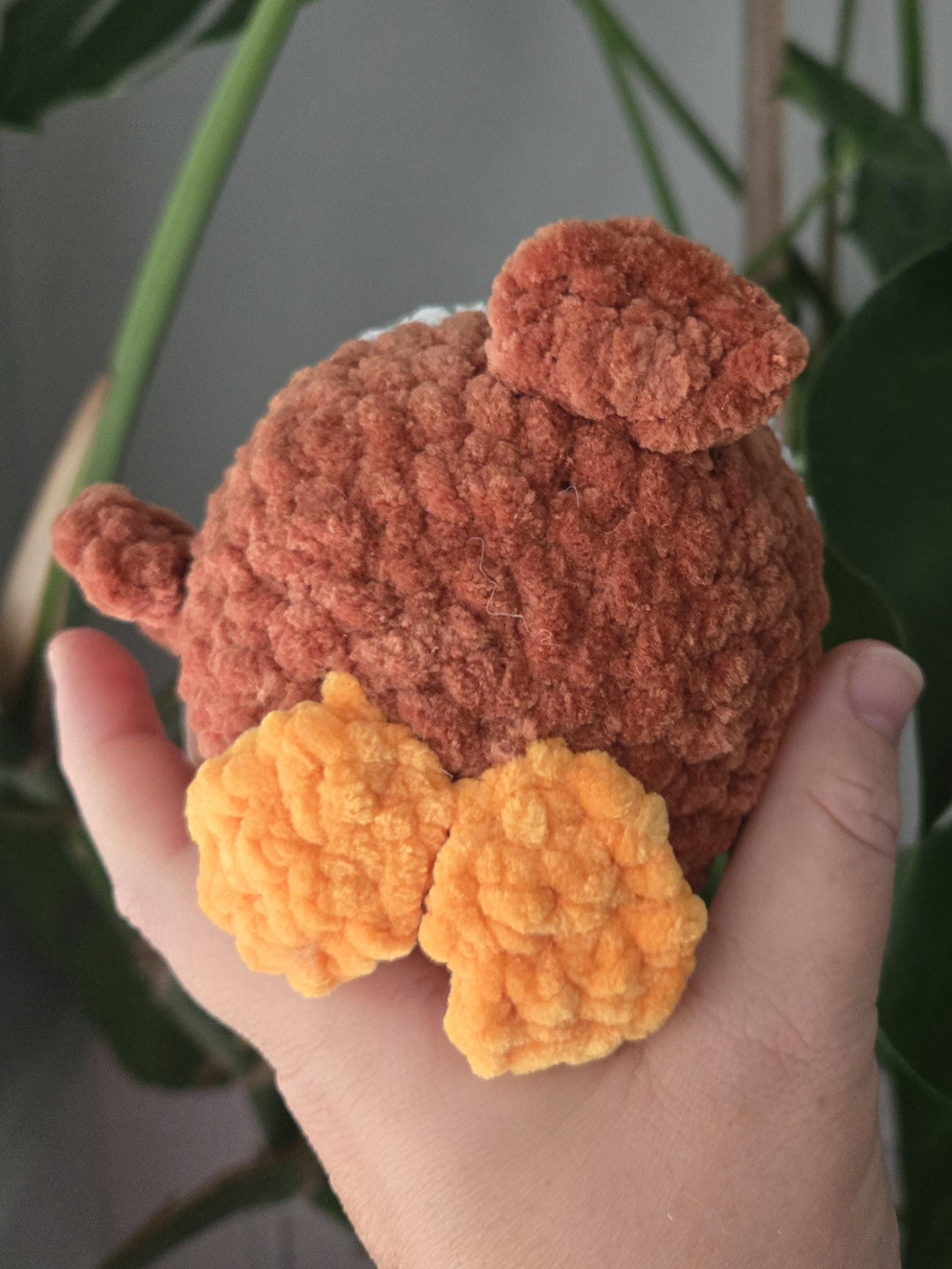 Crochet Mallard Duck Plush – Soft Chenille Amigurumi Duck – Handmade Wildlife Stuffed Animal – Gift for Duck Lovers - Thumbnail 4