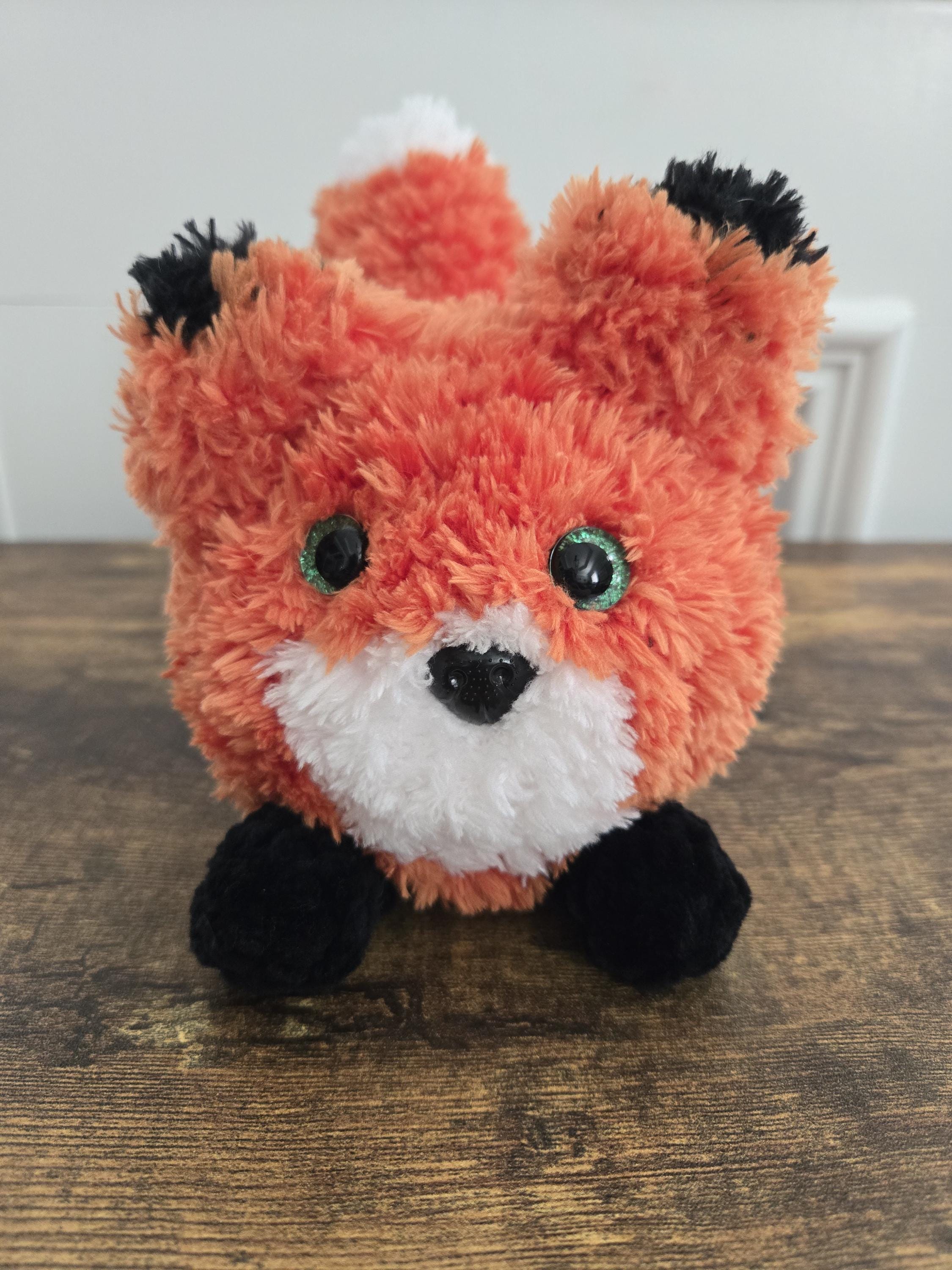 Crochet Fox Loaf Plushie – Handmade Chonky Fox – Soft Stuffed Animal – Cute Fox Toy – Perfect Gift for Fox Lovers & Kids - Image 1