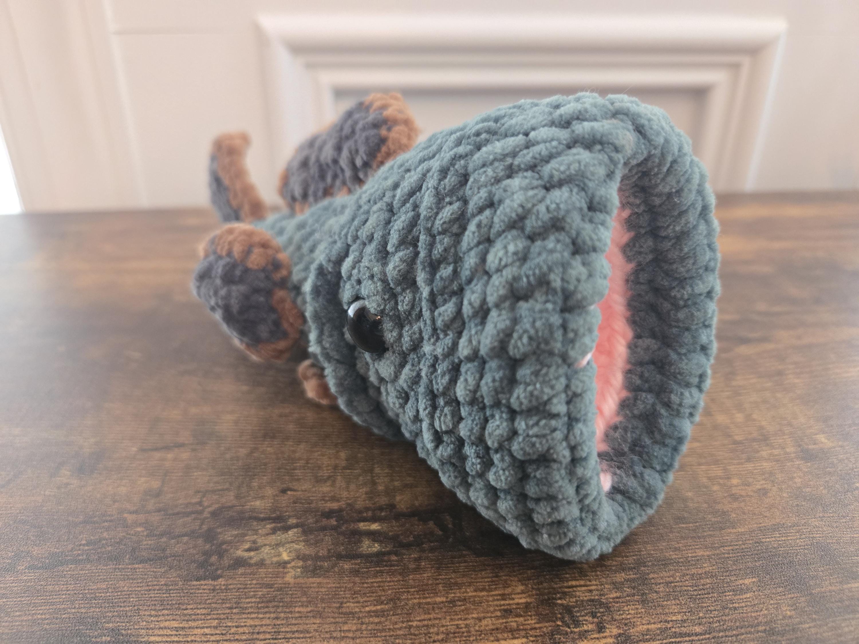 Crochet Bass Fish Plush – Amigurumi Fish Toy – Realistic Fishing Gift – Cute Stuffed Bass Plush – Lake & Fisherman Gift - Handmade - Thumbnail 6