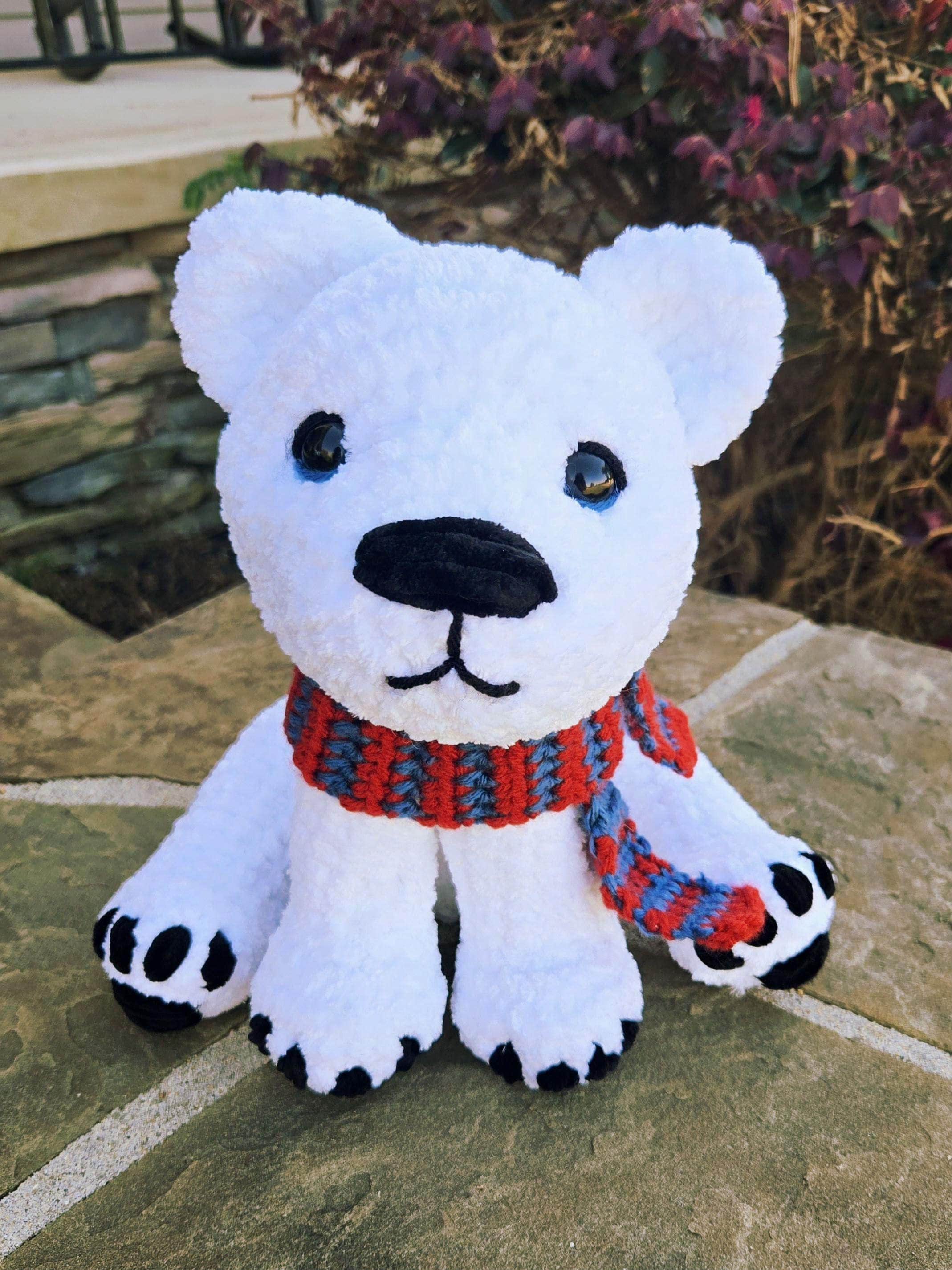 Junior Mint Polar Bear Stuffed Animal - Etsy