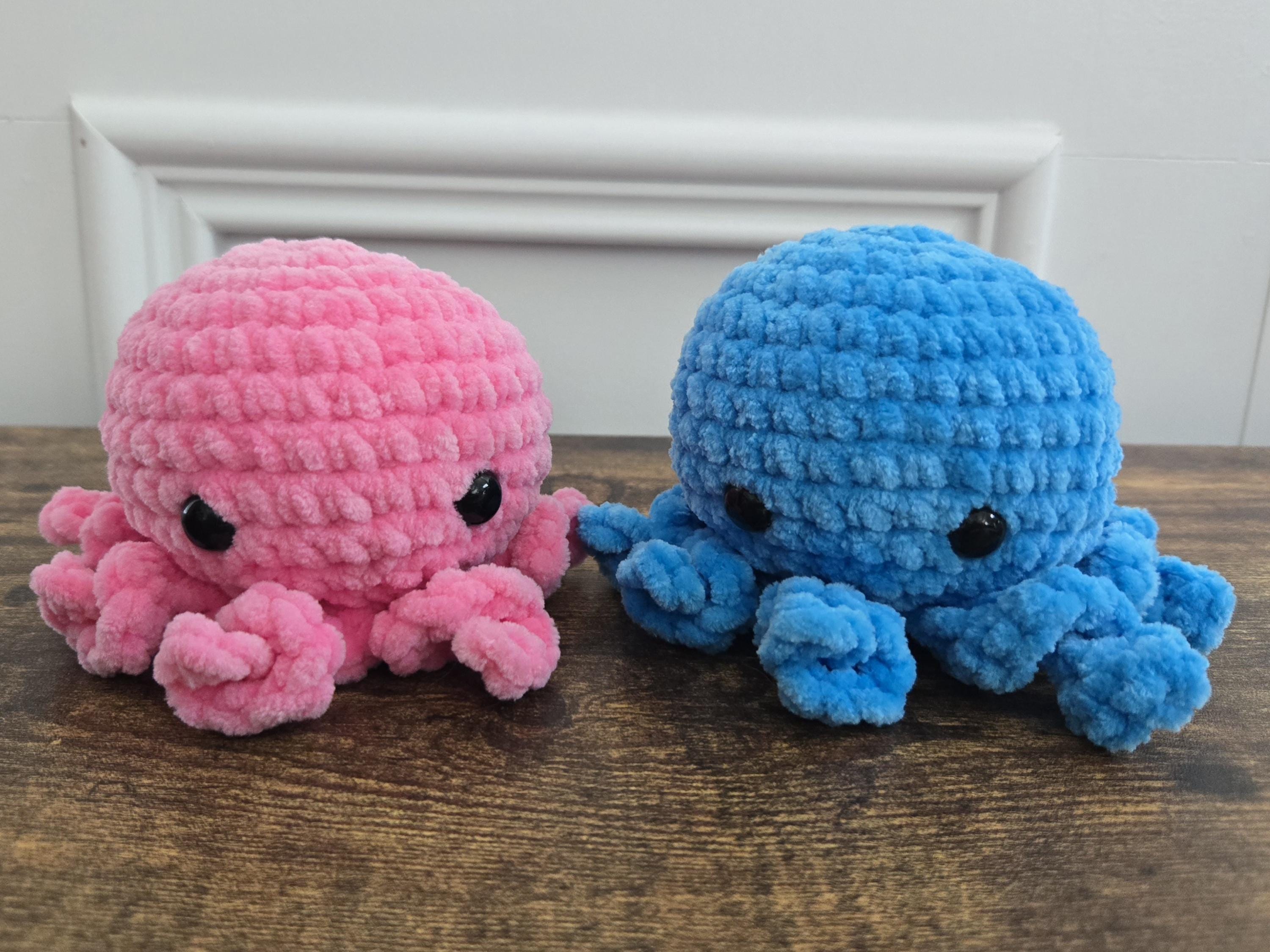 Crochet Octopus Squish – Handmade Plush Octopus – Kawaii Sea Animal – Chunky Soft Plush – Ocean Lover Gift – Cute Desk Buddy - Image 1