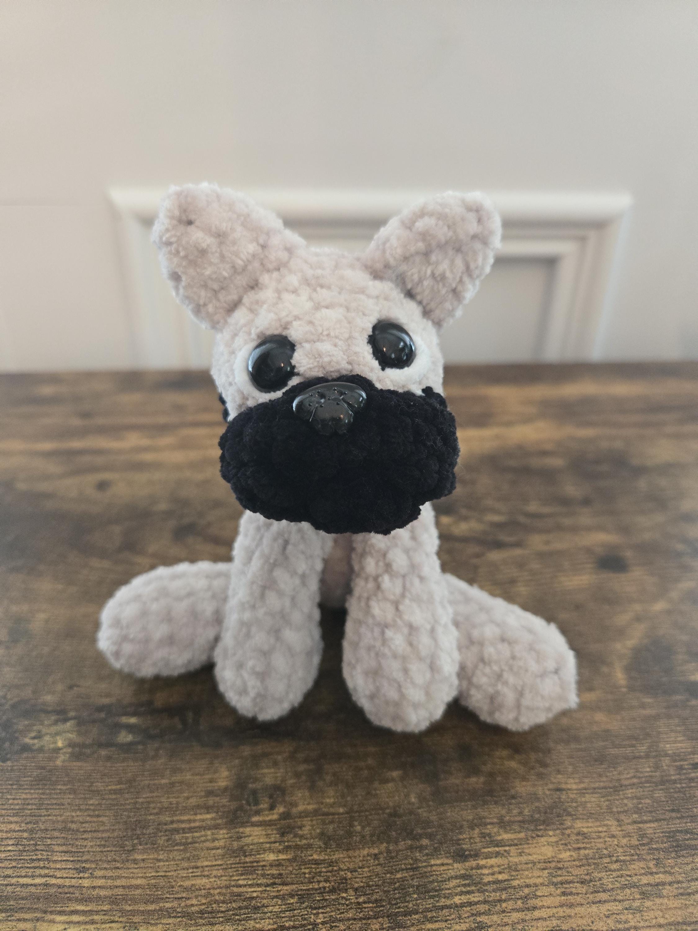 Crochet French Bulldog Plush – Amigurumi Frenchie Dog – Cute Stuffed Puppy – French Bulldog Gift – Dog Lover Plush - Thumbnail 5