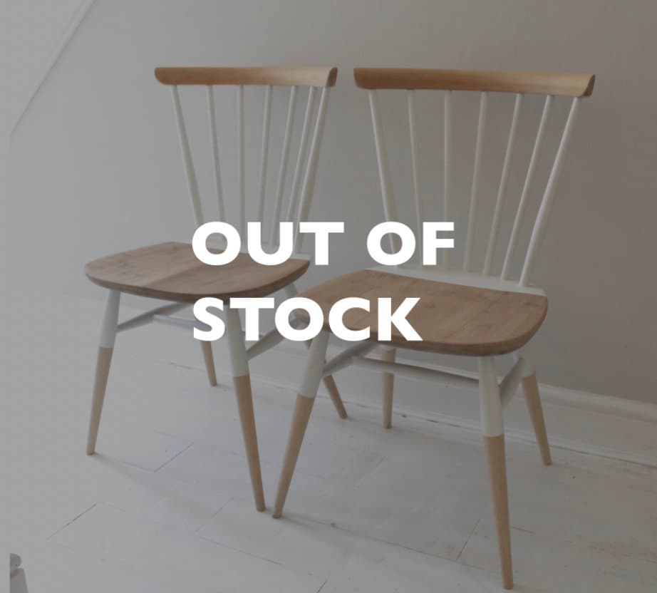 OUT OF STOCK - Rare Ercol Stick Back Dining Chairs Hand