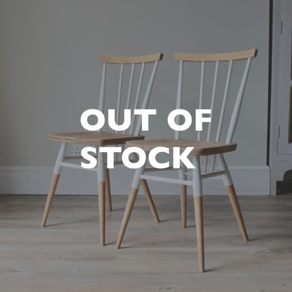 OUT OF STOCK Pair of Ercol 391 All Purpose Chairs in Farrow & Ball Strong White