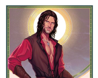 Aragorn  -  Fan Art Print