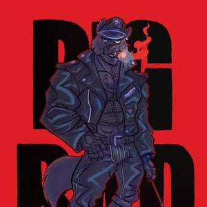 Big Bad Wolf  -  Art Print