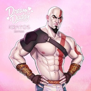 EDICIÓN LIMITADA Sparkly Metallic Kratos (versión original) - Art Print Poster