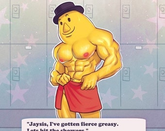 Tayto Potato Mascot Shower Time NEW VERSION