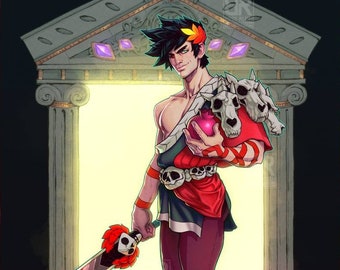 Regular A4 LIMITED EDITION  - Hades Zagreus  -  Art Print