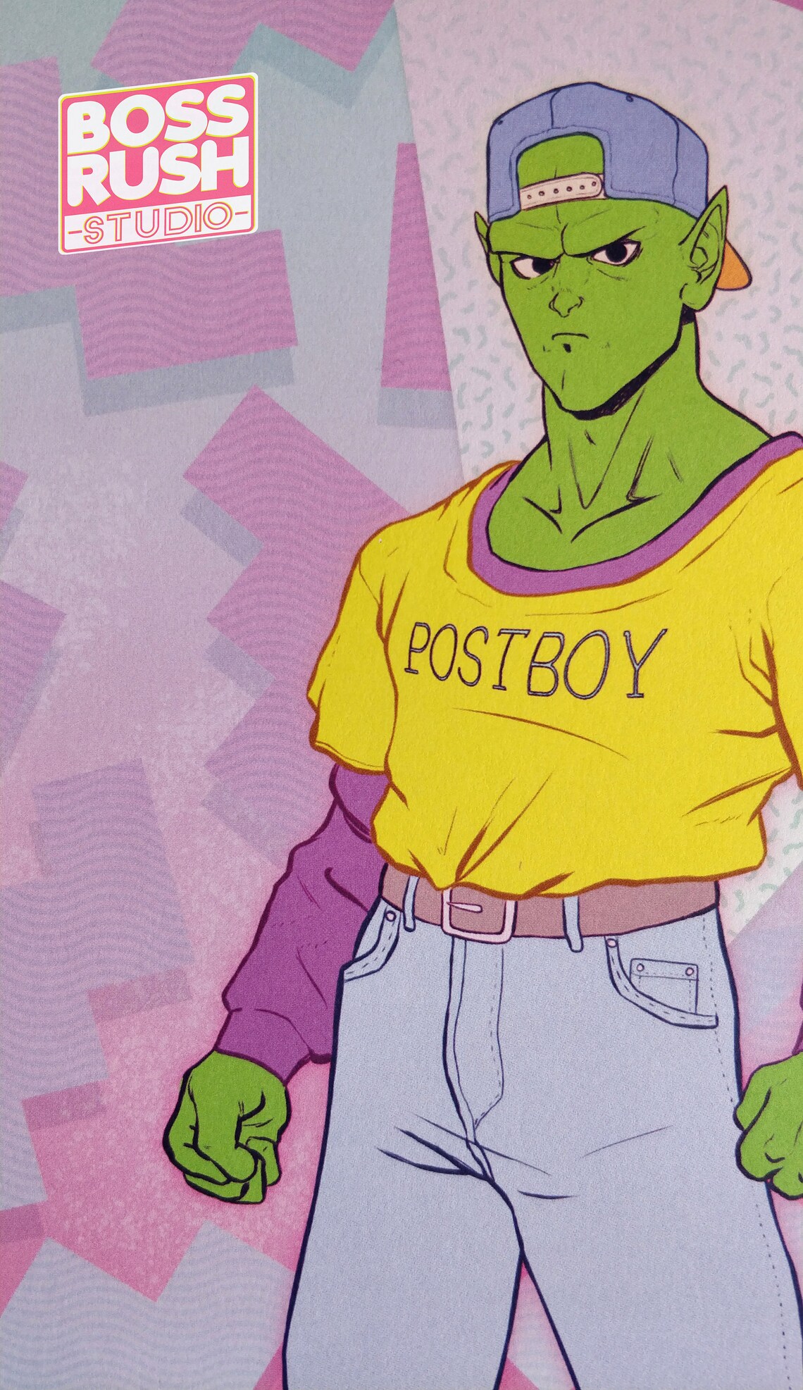 DB Piccolo Post Boy Art Print Etsy