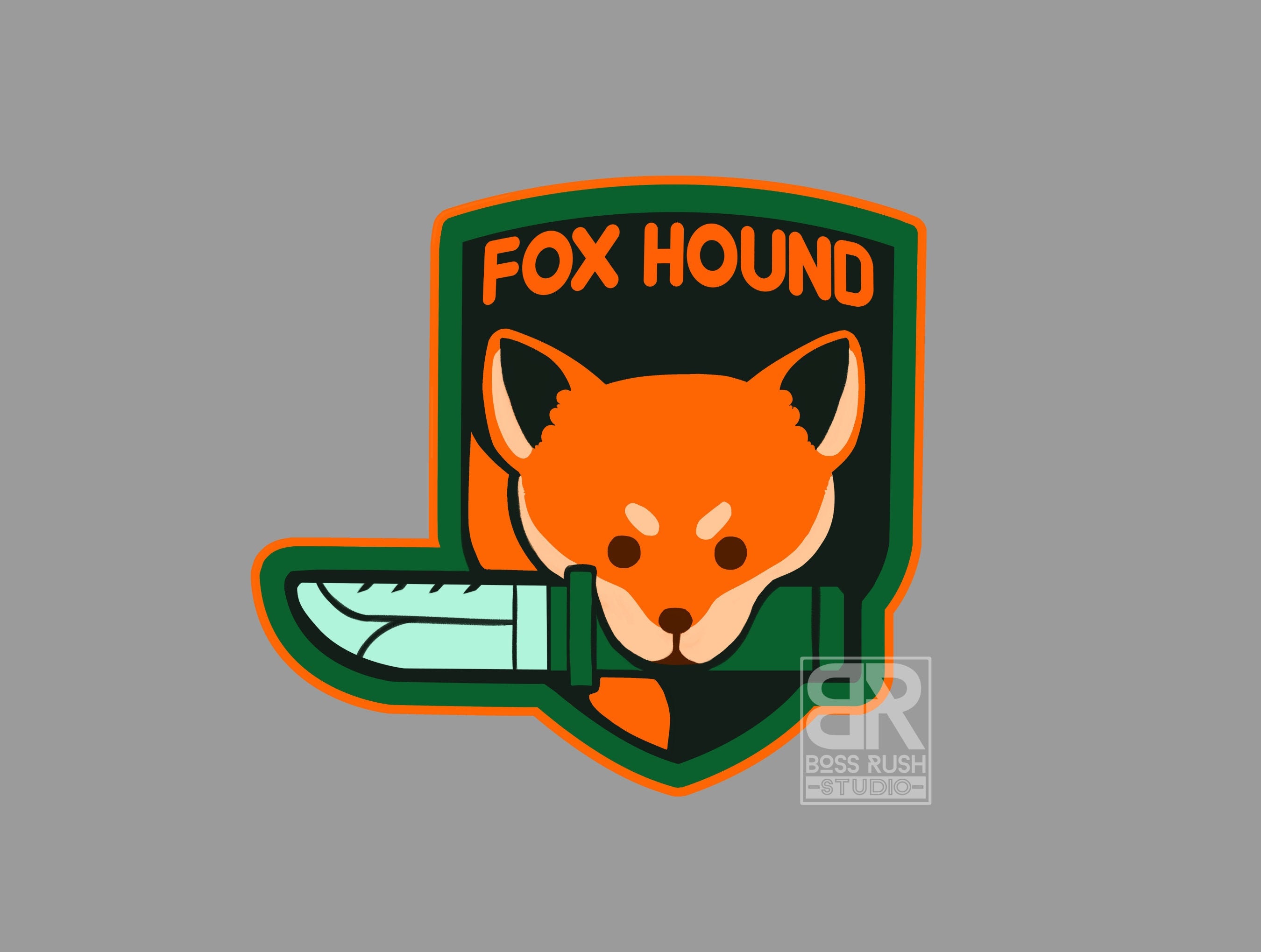 Chibi Foxhound Premium Vinyl Sticker Etsy Ireland Chibi Foxhound Premium Vinyl Sticker Etsy Ireland