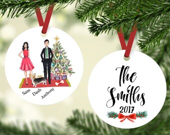 custom family ornament personalized christmas ornament corgi gift corgi lovers gift family ornament corgi christmas ornament - Corgi Christmas Ornaments custom family ornament personalized christmas ornament corgi gift corgi lovers gift family ornament corgi christmas ornament - Corgi Christmas Ornaments