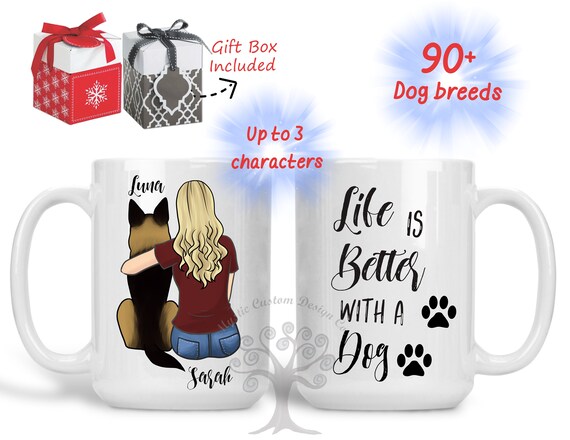 Coffee Mug Dog Mom Personalized Dog Photo Mug