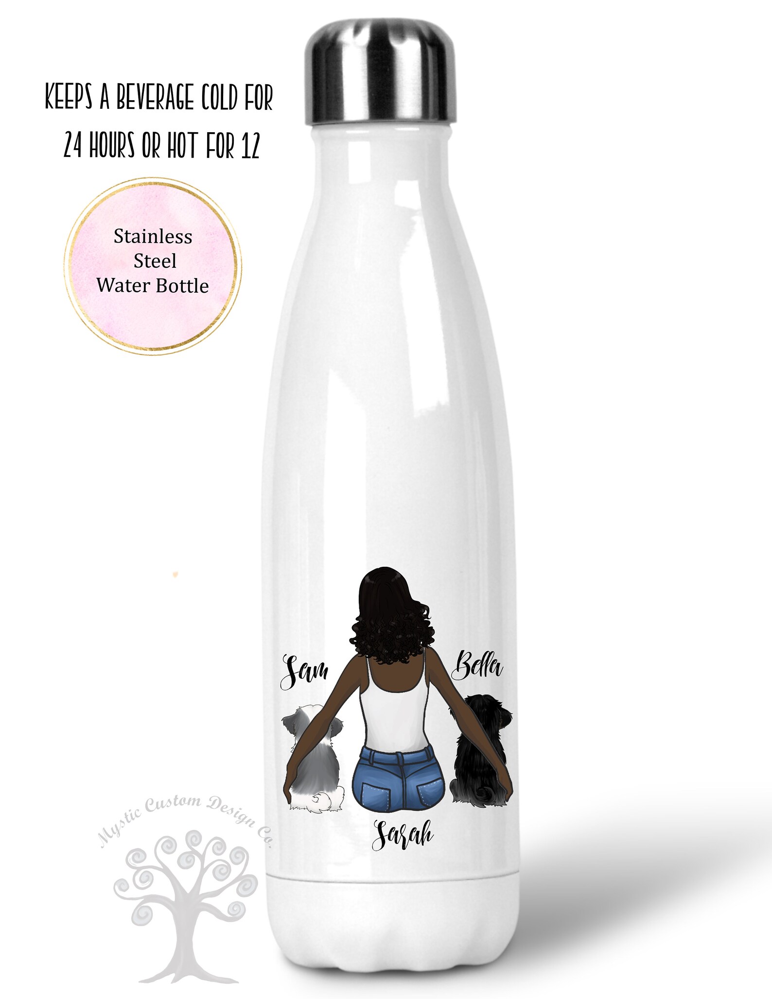 Shih Tzu Water bottle Personalized Shih Tzu Bottle Dog Lover Etsy