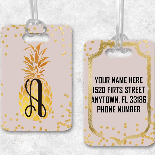 Pineapple Luggage - Etsy