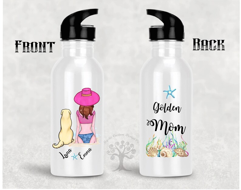 golden retriever water bottle