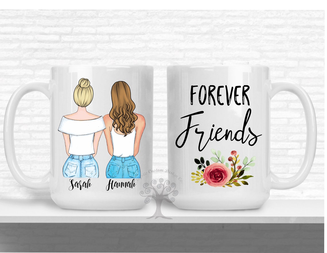Forever Friends Personalized Best Friend Gift Best Friend | Etsy