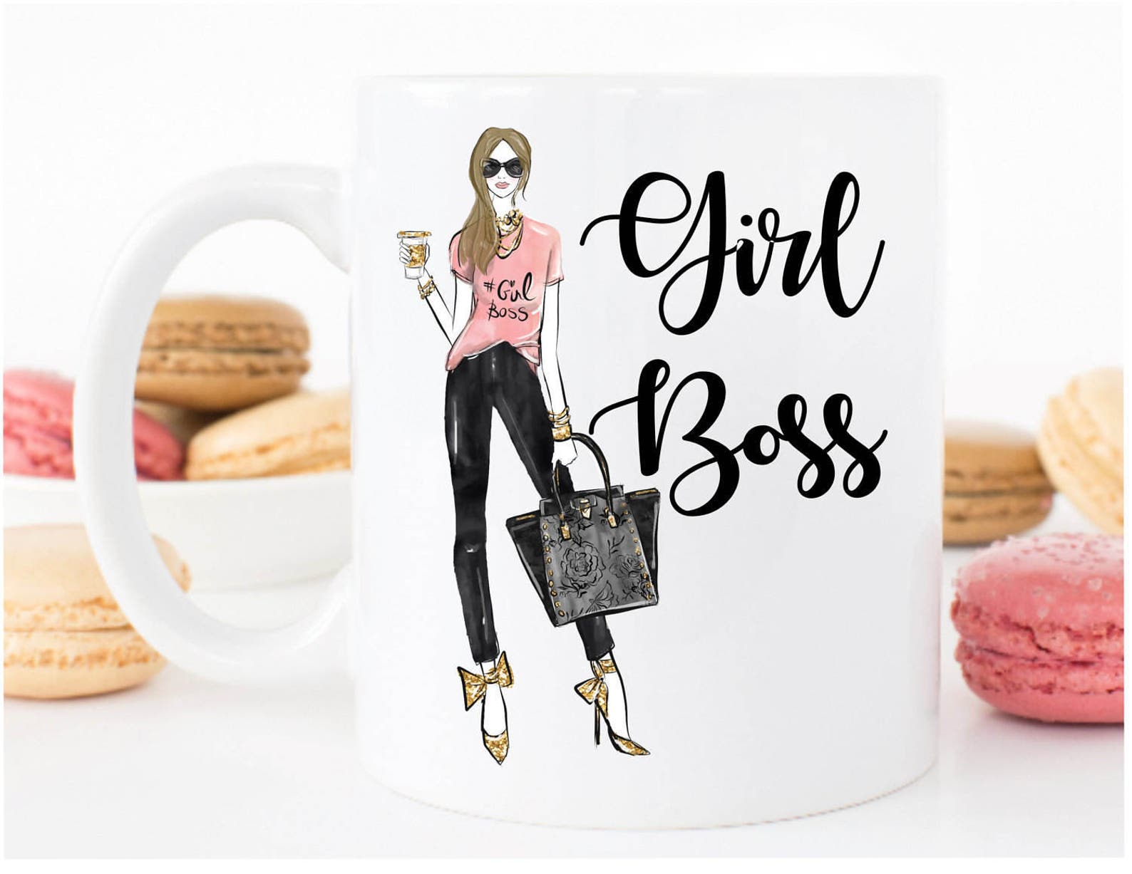 Girl Boss Mug Girl Boss Inspirational Mug Entrepreneur Etsy