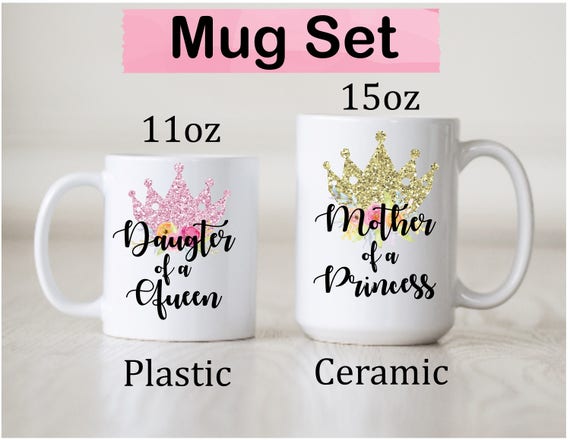 mom and daughter mugs